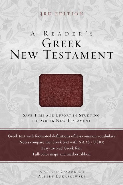 Reader's Greek New Testament, Paperback, Richard Goodrich and Albert Lukaszewski