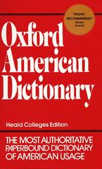 Oxford American Dictionary Paperback  by Eugene Ehrlich