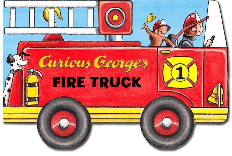 Curious George’s Fire Truck (mini movers shaped board books)