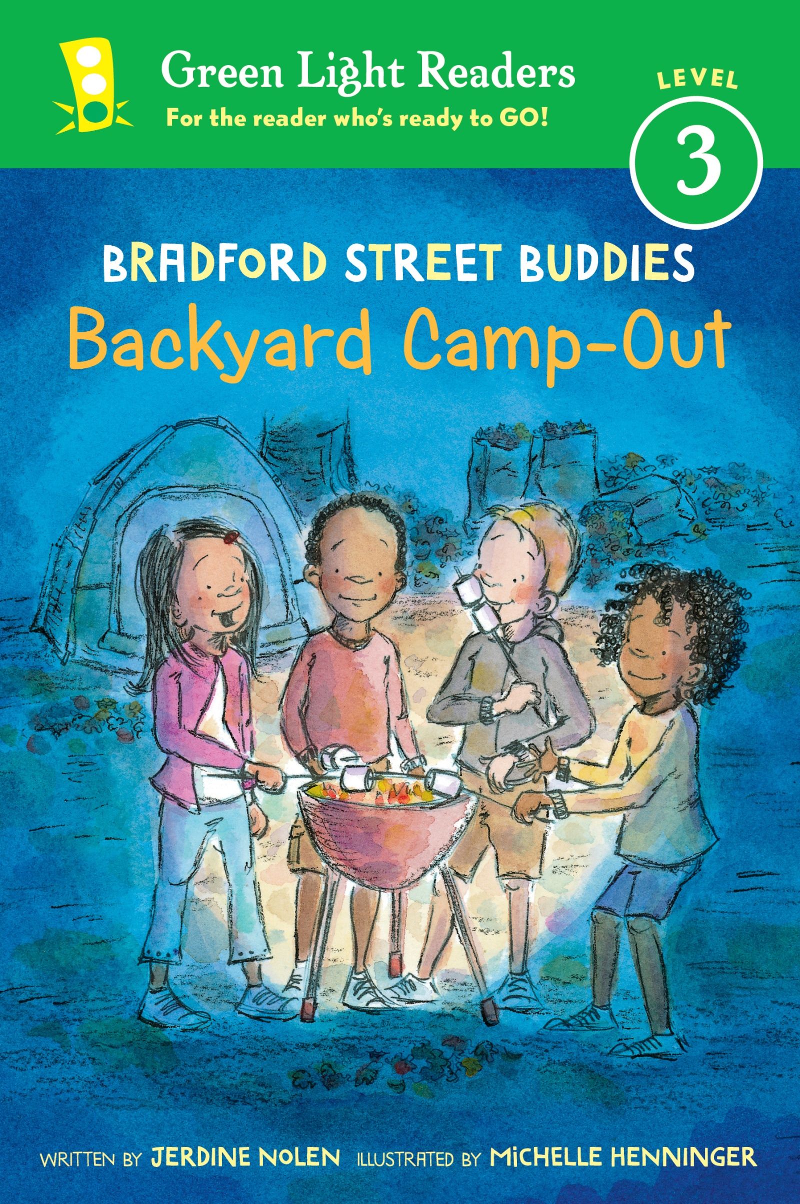 Bradford Street Buddies: Backyard Camp-Out Book Cover