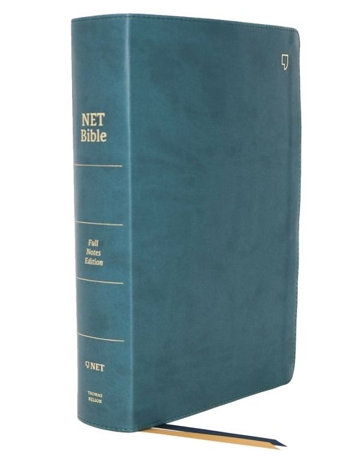 NET Bible, Full-notes Edition, Leathersoft, Teal, Thumb Indexed, Comfort Print, Religion, Hardback,