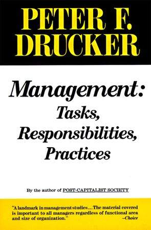 Book cover image: Management: Tasks, Responsibilities, Practices