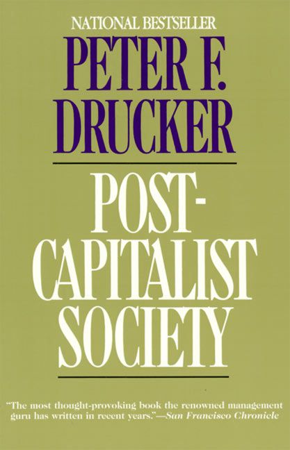 Book cover image: Post-Capitalist Society | National Bestseller