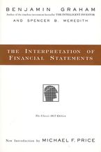 Book cover image: The Interpretation of Financial Statements: The Classic 1937 Edition