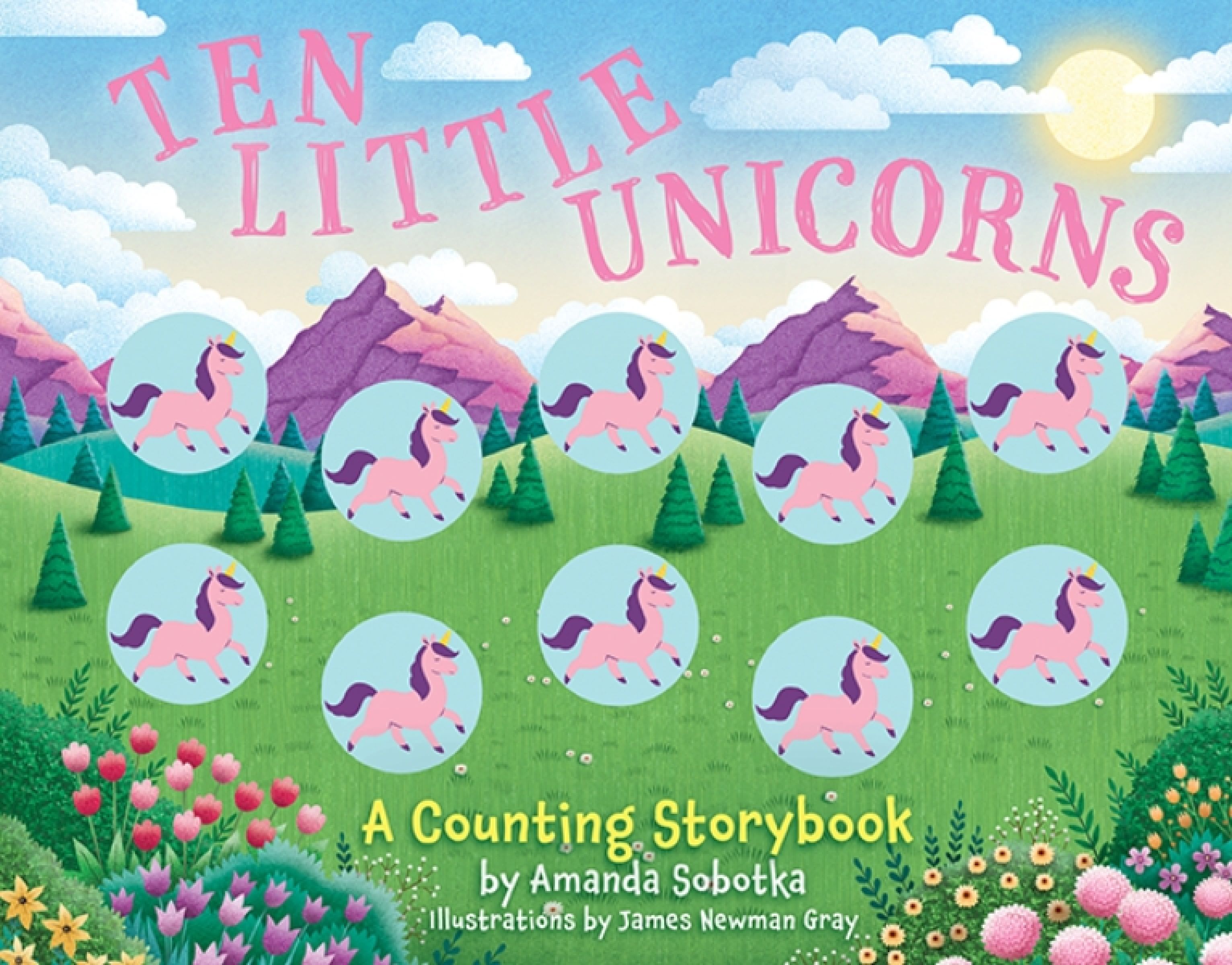 Ten Little Unicorns, Hardback, Amanda Sobotka