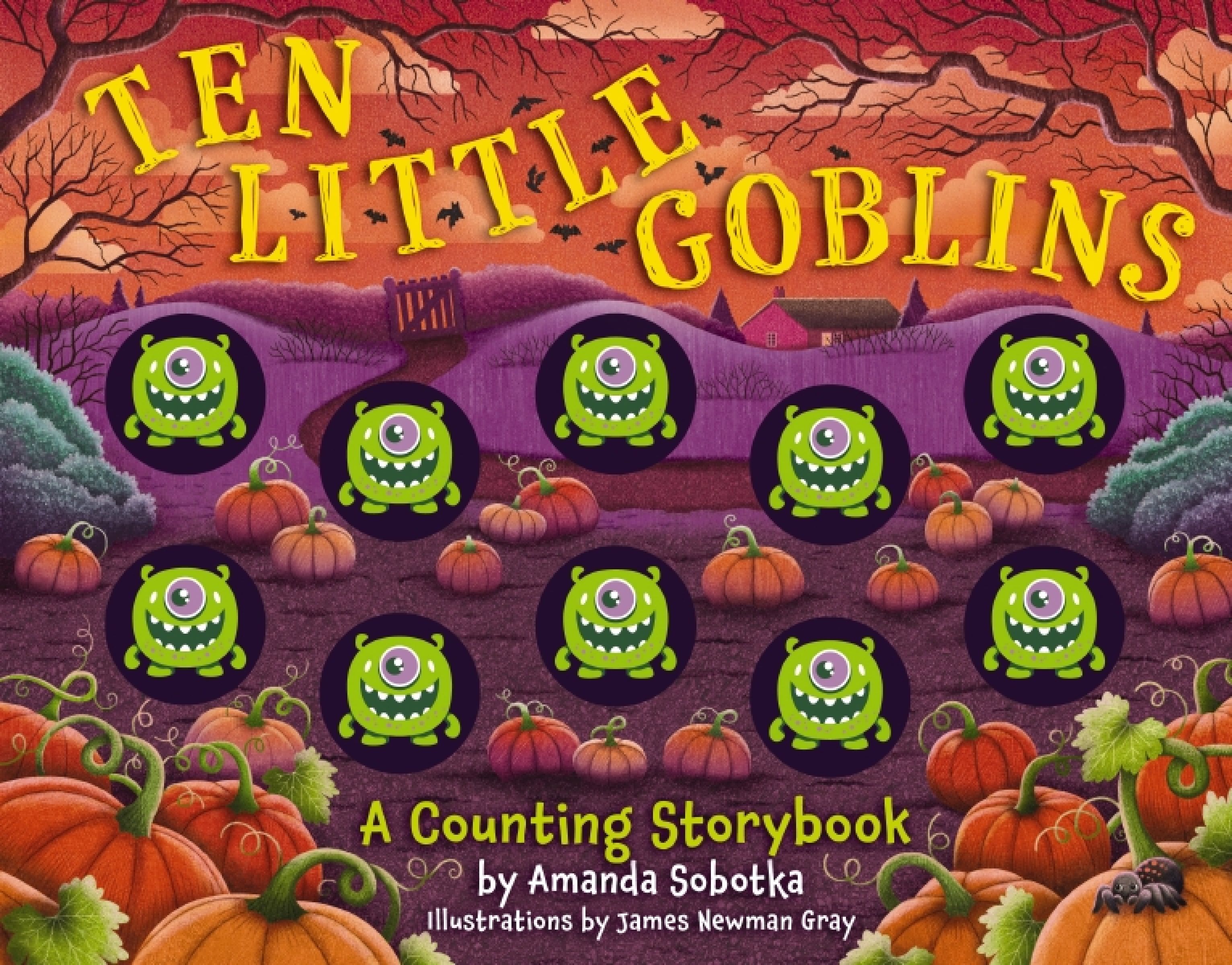 Ten Little Goblins, Children's, Board Book, Amanda Sobotka
