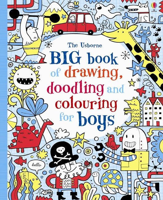 Big Book Of Drawing Doodling And Colouring For Boys James Maclaine