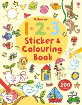 123 Colouring And Sticker Book