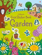 First Sticker Book Garden Paperback  by Lucy Bowman