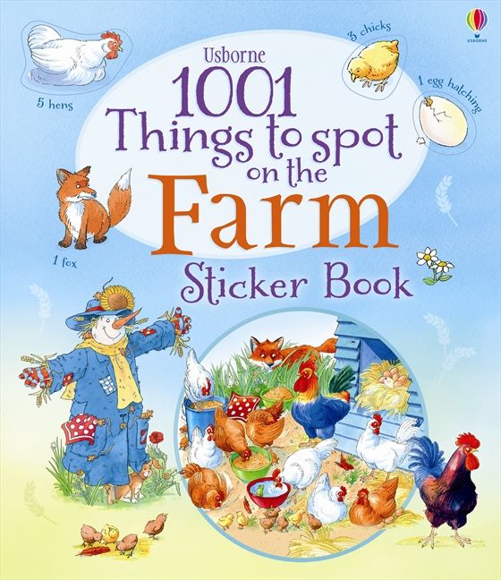 1001 Things To Spot On The Farm Sticker Book Gillian Doherty Paperback