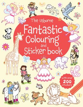 Usborne Fantastic Colouring And Sticker Book