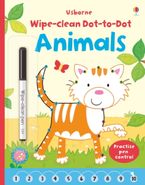 Wipe-Clean Dot-to-dot Animals Paperback  by Felicity Brooks