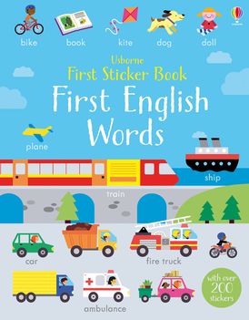 First Sticker Book English Words