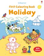 First Colouring Book Holiday Paperback  by Jessica Greenwell