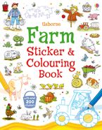 FARM STICKER AND COLOURING BOOK Paperback  by Sam Taplin
