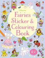 Fairies Sticker & Colouring Book Paperback  by Jessica Greenwell