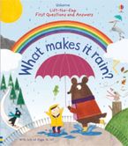 Lift-the-flap First Questions & Answers what makes it rain? Hardcover  by Katie Daynes