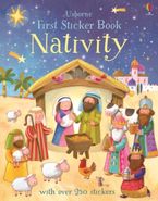 FIRST STICKER BOOK NATIVITY Paperback  by Felicity Brooks