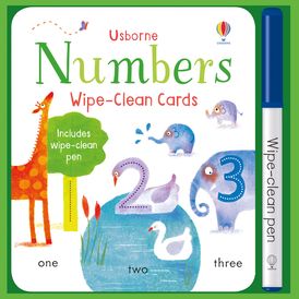 WIPE-CLEAN NUMBER CARDS