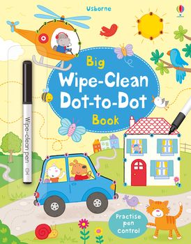 BIG WIPE CLEAN DOT-TO-DOT BOOK