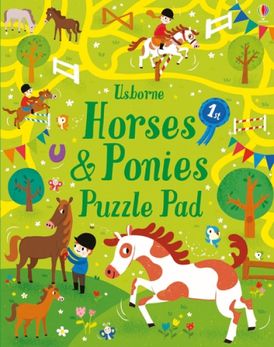 Horses And Ponies Puzzles Pad