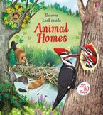 Look Inside Animal Homes Hardcover  by Emily Bone