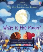 Lift the Flap Very First Questions & Answers: What is the Moon? Board Book Hardcover  by Katie Daynes