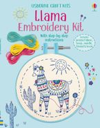 Llama Embroidery Kit Hardcover  by Lara Bryan