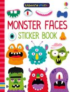 Usborne Minis: Monster Faces Sticker Book Paperback  by Sam Smith