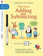 Wipe Clean Adding and Subtraction 7-8 Paperback  by Holly Bathie