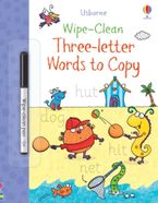 Wipe Clean Three Letter Words to Copy Paperback  by Jane Bingham