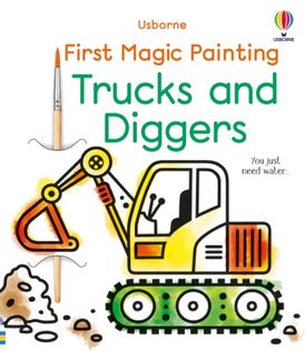 First Magic Painting: Trucks and Diggers