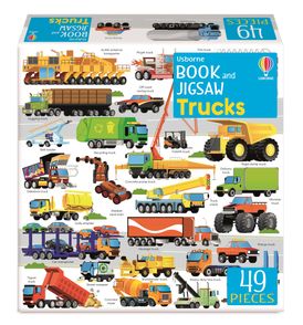 Usborne Book and Jigsaw: Trucks