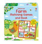 Farm Matching Games Hardcover  by Kate Nolan