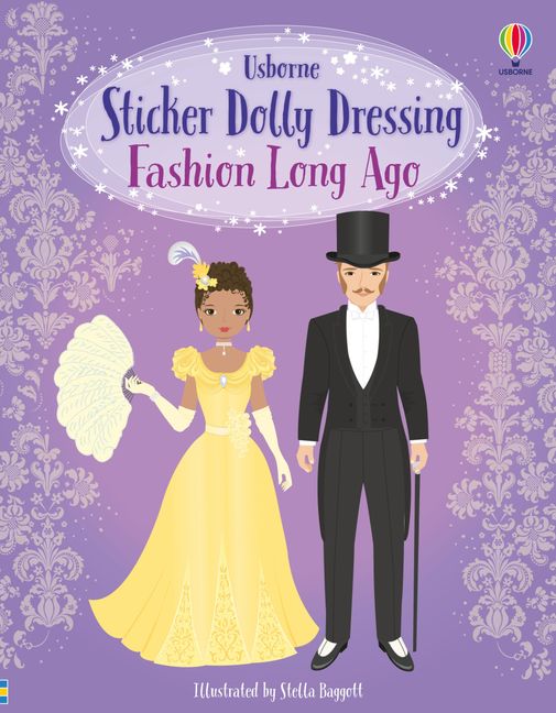 Sticker Dolly Dressing Fashion Long Ago Louie Stowell Paperback