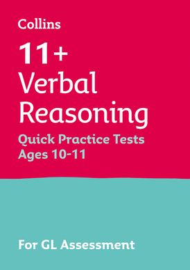 Collins 11+ Practice – 11+ Verbal Reasoning Quick Practice Tests Age 10-11 (Year 6): For the 2024 GL Assessment Tests