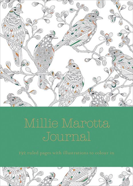 Millie Marotta Wild Savannah Journal Ruled Pages With Full Page