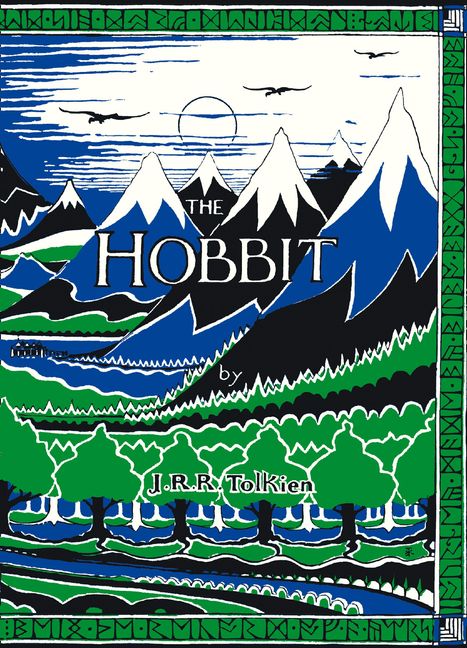 The Hobbit Facsimile First Edition 80th Anniversary Edition J R R Tolkien Hardcover 