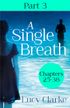 A Single Breath: Part 3 (Chapters 25–38)
