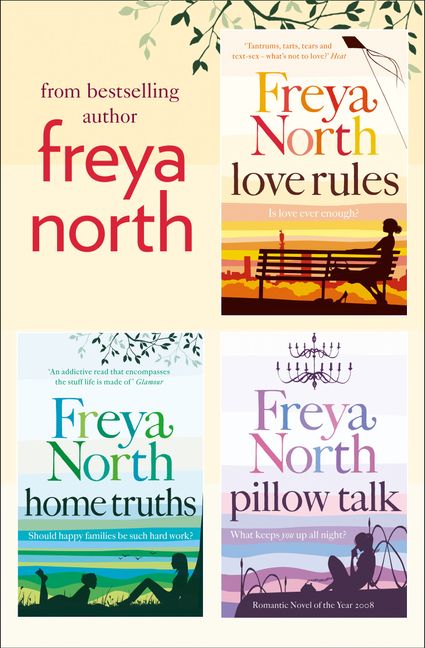 Freya North 3 Book Collection Love Rules Home Truths Pillow