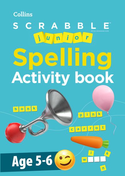 Scrabble Junior Spelling Activity Book Age 5-6
