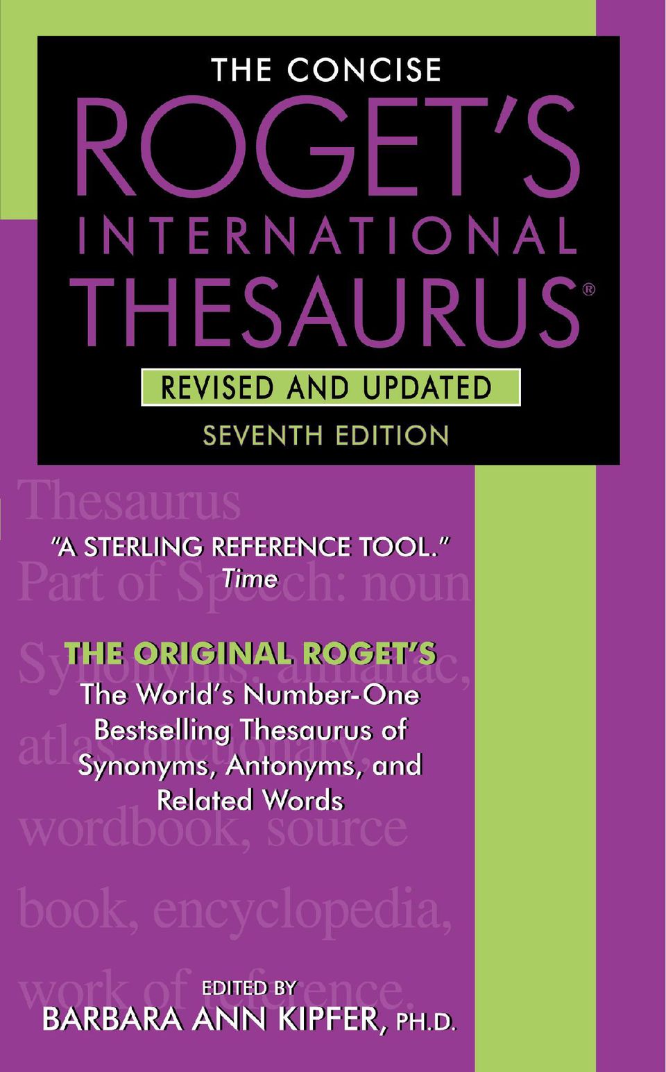 Roget's Concise International Thesaurus - Barbara Ann ...