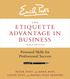 The Etiquette Advantage in Business [Third Edition]