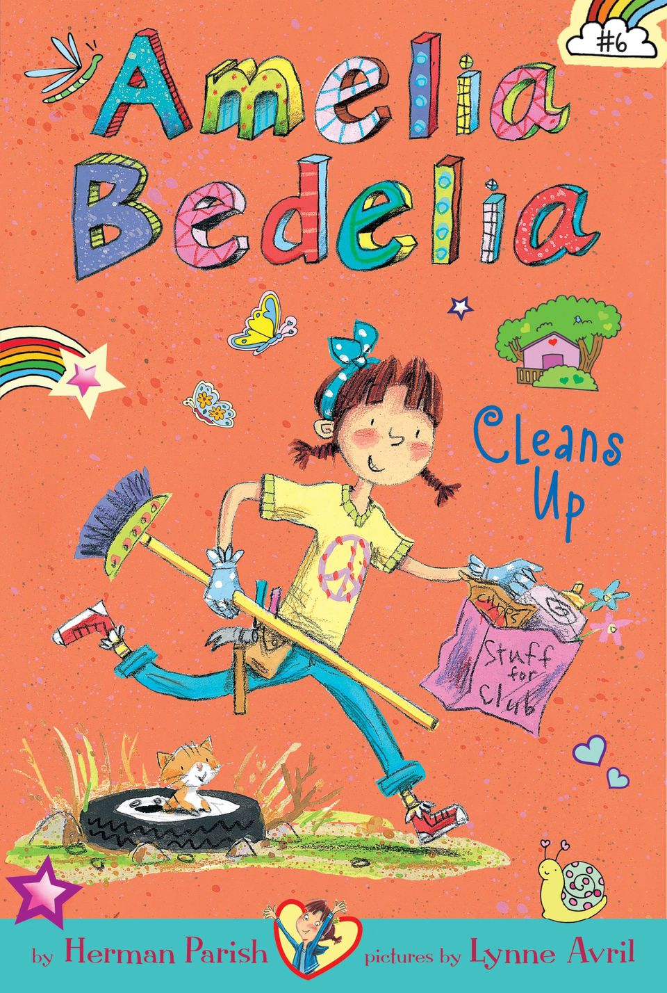 Amelia Bedelia Chapter Book #6: Amelia Bedelia Cleans Up - Herman ...