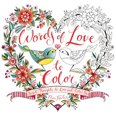 Words Of Love To Color