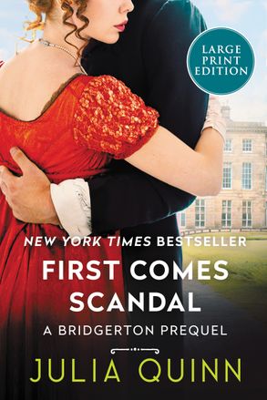 First Comes Scandal [Large Print]