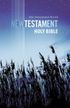 NIV Outreach New Testament