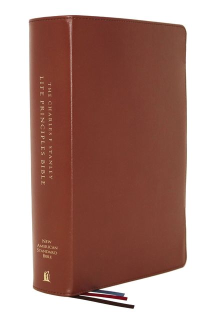 NASB Charles F. Stanley Life Principles Bible, 2nd Edition, Genuine ...