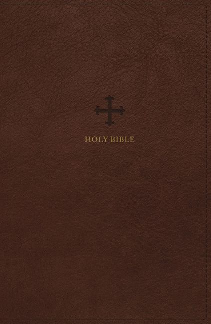 NRSV Catholic Bible [Large Print, Brown] :HarperCollins Australia