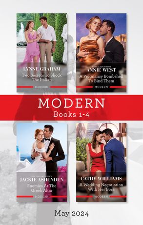 Modern Box Set 1-4 May 2024/Two Secrets To Shock The Italian/A Pregnancy Bombshell To Bind Them/Enemies At The Greek Altar/A Wedding N